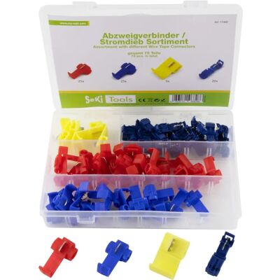 UNKNOWN - 75 quick clamps - 0.5..6.0mm2 - Fastener set UNKNOWN - 75 quick clamps - 0.5..6.0mm2 - Fastener set