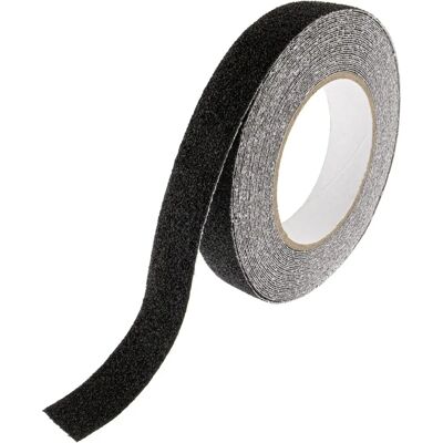 SEKI Nastro antiscivolo - 25 mm x 10 m - Nero - Nastro di sicurezza per scale e pavimenti SEKI Nastro antiscivolo - 25 mm x 10 m - Nero - Nastro di sicurezza per scale e pavimenti