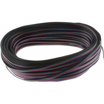 Cabo de extensão RGB SeKi para fitas LED - 50m Cabo de extensão RGB SeKi para fitas LED - 50m