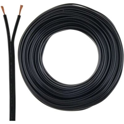 Câble Haut-Parleur Noir SeKi 25m - Câble Audio Câble Haut-Parleur Noir SeKi 25m - Câble Audio