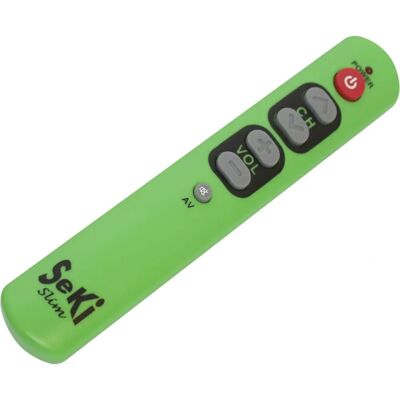 Seki 311804 - Interruptor Kvm - Controle remoto com grande botão - Delgado - Verde Seki 311804 - Interruptor Kvm - Controle remoto com grande botão - Delgado - Verde