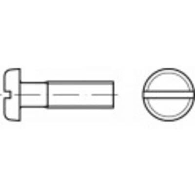 Toolcraft M4 Flad Hoved Zink Stål Skruer - 200 stk Toolcraft M4 Flad Hoved Zink Stål Skruer - 200 stk
