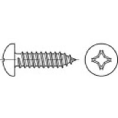 Vis autotaraudeuse Toolcraft - 2,9mm x 19mm - Zinguée galvanisée - DIN 7981 - 100 pcs Vis autotaraudeuse Toolcraft - 2,9mm x 19mm - Zinguée galvanisée - DIN 7981 - 100 pcs