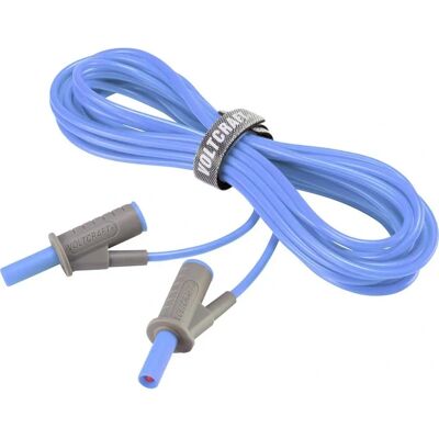 VOLTCRAFT Cordon de sécurité bleu 5m - Câble de test - Publicité VOLTCRAFT Cordon de sécurité bleu 5m - Câble de test - Publicité