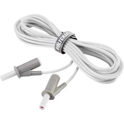 VOLTCRAFT MSB-501 Câble de test de sécurité - 5m, Blanc, Flexible - Publicité VOLTCRAFT MSB-501 Câble de test de sécurité - 5m, Blanc, Flexible - Publicité