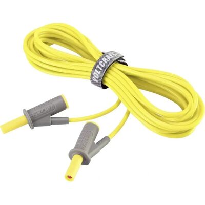 VOLTCRAFT Cordon de sécurité - Flexible, 10A, 1000V - Jaune - Publicité VOLTCRAFT Cordon de sécurité - Flexible, 10A, 1000V - Jaune - Publicité
