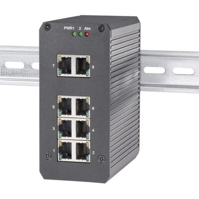 Renkforce GSHS800 Industriële Ethernet Switch - Volledig & Half Duplex Renkforce GSHS800 Industriële Ethernet Switch - Volledig & Half Duplex