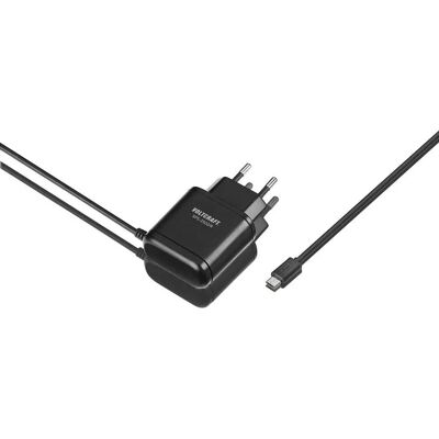 VOLTCRAFT Voedingsadapter - 5V, 2500mA, Micro USB, EU Stekker VOLTCRAFT Voedingsadapter - 5V, 2500mA, Micro USB, EU Stekker