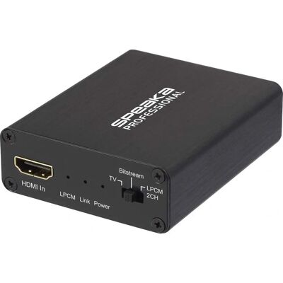 Estrazione Audio Professionale SpeaKa - HDMI, Toslink, RCA - 4K Estrazione Audio Professionale SpeaKa - HDMI, Toslink, RCA - 4K