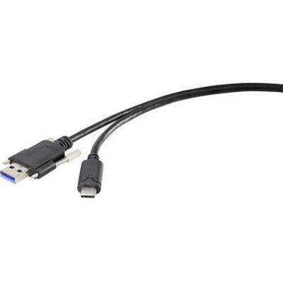 Renkforce RF-3386040 USB Kabeladapter - USB 3.1, USB-C, Schwarz Renkforce RF-3386040 USB Kabeladapter - USB 3.1, USB-C, Schwarz