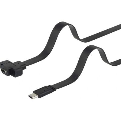 Cavo di estensione USB 3.1 (Gen 2) Renkforce - 0,5 m - Nero Cavo di estensione USB 3.1 (Gen 2) Renkforce - 0,5 m - Nero