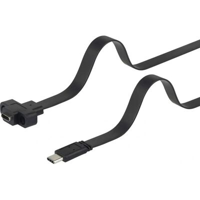 Cavo di estensione USB 3.0 Renkforce - 25cm, Nero, Sicuro, Flessibile - Dati e Industria Cavo di estensione USB 3.0 Renkforce - 25cm, Nero, Sicuro, Flessibile - Dati e Industria