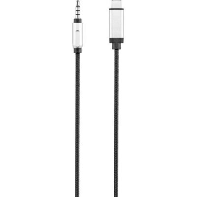 Renkforce USB-C til 3,5 mm audio kabel - 1,2m Sort Renkforce USB-C til 3,5 mm audio kabel - 1,2m Sort