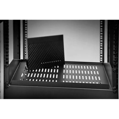 Renkforce 19-tommer serverrackhylde - Passer til skabe med dybde fra 400 mm Renkforce 19-tommer serverrackhylde - Passer til skabe med dybde fra 400 mm