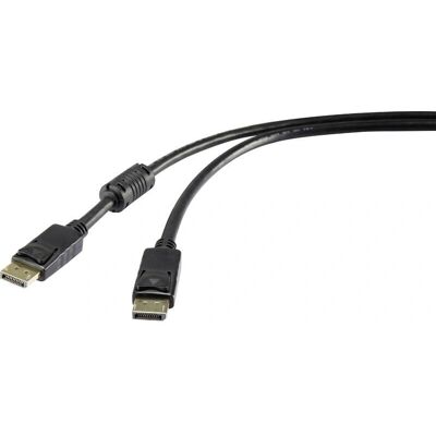 Câble DisplayPort Renkforce - 1m Noir UHD 4K @ 60Hz - Publicité Câble DisplayPort Renkforce - 1m Noir UHD 4K @ 60Hz - Publicité