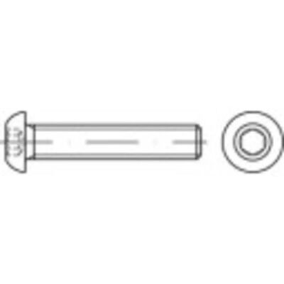 TOOLCRAFT M3 10mm Rustfrit Stål Skruer - Indvendig Seksang - Skruer TOOLCRAFT M3 10mm Rustfrit Stål Skruer - Indvendig Seksang - Skruer