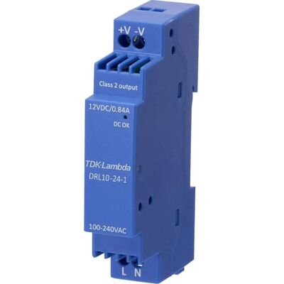 TDK Lambda DRL10-12-1 DIN-skena nätaggregat TDK Lambda DRL10-12-1 DIN-skena nätaggregat