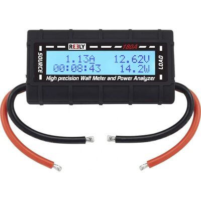 Wattmeter Reely 180 A - Analizzatore di potenza con estremità di cavi aperti Wattmeter Reely 180 A - Analizzatore di potenza con estremità di cavi aperti