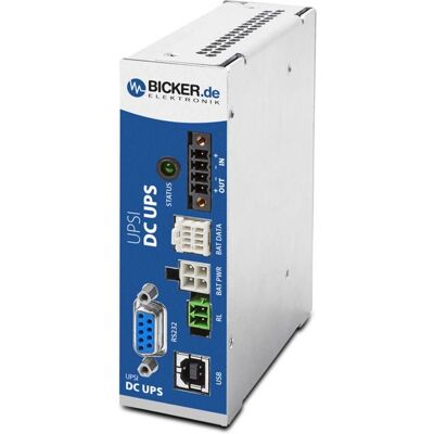 Bicker Elektronik UPSI-2406D DIN-skinne UPS - Industriel Strømforsyning Bicker Elektronik UPSI-2406D DIN-skinne UPS - Industriel Strømforsyning