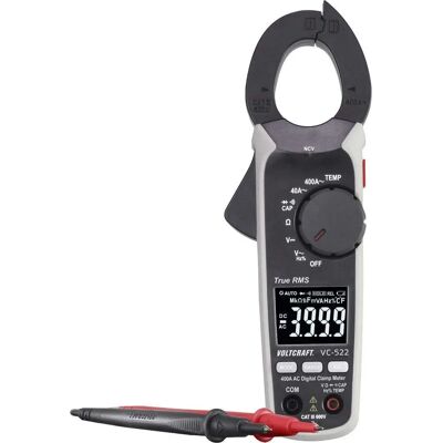 Pinza ampèremétrique VOLTCRAFT VC-522 - RMS True, 400A, 600V, Numérique - Publicité Pinza ampèremétrique VOLTCRAFT VC-522 - RMS True, 400A, 600V, Numérique - Publicité