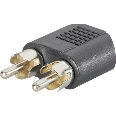 SpeaKa Professional SP-7869756 Y-Adapter für Audio - 2 RCA auf 3,5mm SpeaKa Professional SP-7869756 Y-Adapter für Audio - 2 RCA auf 3,5mm