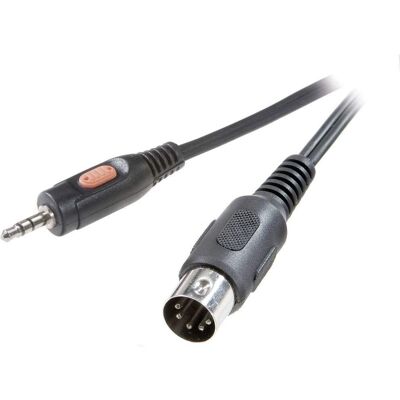 SpeaKa Professional SP-7869804 Audiokabel - 1,5 m, DIN & 3,5 mm Klinke SpeaKa Professional SP-7869804 Audiokabel - 1,5 m, DIN & 3,5 mm Klinke