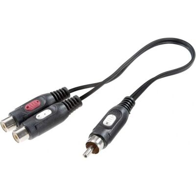 SpeaKa Professional SP-7869820 RCA Y-Adapter - Audiokabel SpeaKa Professional SP-7869820 RCA Y-Adapter - Audiokabel