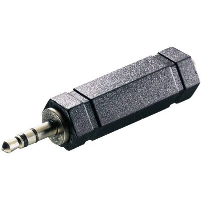 SpeaKa Professional 3,5mm auf 6,3mm Audioadapter - Schwarz SpeaKa Professional 3,5mm auf 6,3mm Audioadapter - Schwarz