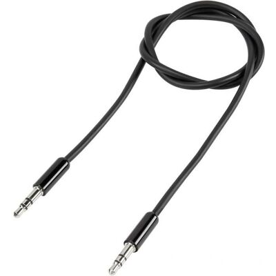 SpeaKa Professional 3,5 mm Jack Kabel - Audio, 1m, Schwarz SpeaKa Professional 3,5 mm Jack Kabel - Audio, 1m, Schwarz