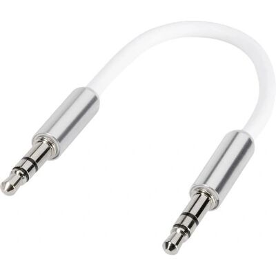 SpeaKa Professional 0,1m Weiß Audio Kabel - 3,5mm Klinke SpeaKa Professional 0,1m Weiß Audio Kabel - 3,5mm Klinke