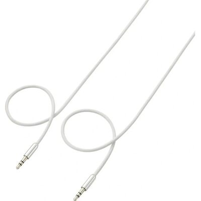 SpeaKa Professional SP-7870096 Audiokabel - 3m, Weiß, 3,5mm, Flexibel SpeaKa Professional SP-7870096 Audiokabel - 3m, Weiß, 3,5mm, Flexibel