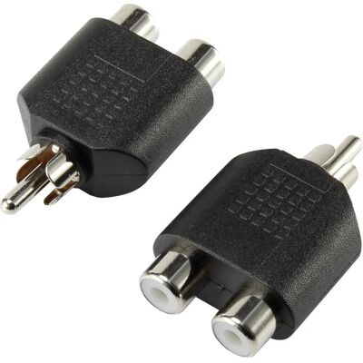 Adaptateur Y SpeaKa Professional SP-7870160 - Noir - Publicité Adaptateur Y SpeaKa Professional SP-7870160 - Noir - Publicité