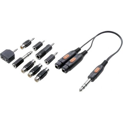 SpeaKa Professional SP-7870280 changeur de genre de câble - Kit d'adaptateurs audio - Publicité SpeaKa Professional SP-7870280 changeur de genre de câble - Kit d'adaptateurs audio - Publicité