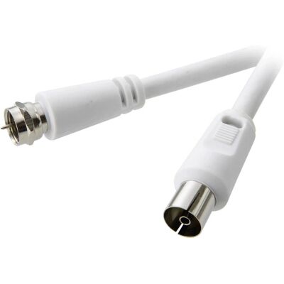 SpeaKa Professional Koaxialkabel - 10m - Weiß SpeaKa Professional Koaxialkabel - 10m - Weiß