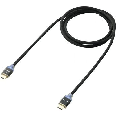 SpeaKa Professionelt HDMI-kabel 2m Sort - 4K UHD, ARC, LED SpeaKa Professionelt HDMI-kabel 2m Sort - 4K UHD, ARC, LED