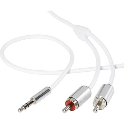 SpeaKa Professional SP-7870524 Audiokabel - Weiß - 1,5m SpeaKa Professional SP-7870524 Audiokabel - Weiß - 1,5m