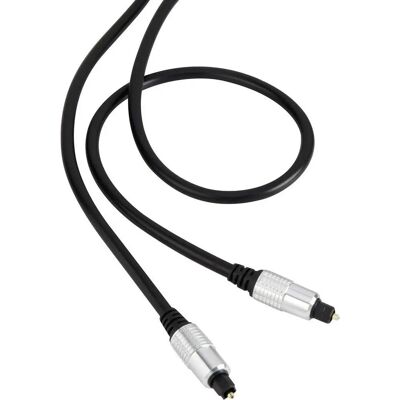 SpeaKa Professional SP-7870568 Audio Cable - 1.5m TOSLINK Black SpeaKa Professional SP-7870568 Audio Cable - 1.5m TOSLINK Black