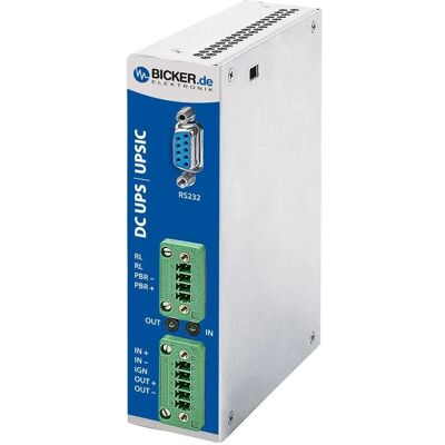 Bicker Elektronik UPSIC-1205D - Compacte DIN-rail UPS met supercaps Bicker Elektronik UPSIC-1205D - Compacte DIN-rail UPS met supercaps