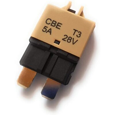 Hansor 5A Interruttore Automatico - Tipo 3, Reset Manuale, Standard Hansor 5A Interruttore Automatico - Tipo 3, Reset Manuale, Standard