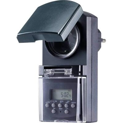 Basetech BT-2106308 Digitale Wochenzeitschaltuhr - 20 Programme - IP44 Basetech BT-2106308 Digitale Wochenzeitschaltuhr - 20 Programme - IP44