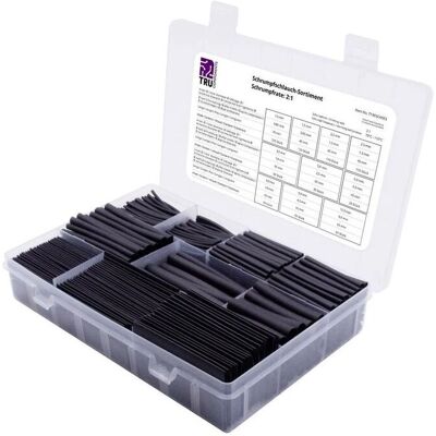 TRU COMPONENTS T1905CA055 Schwarz Schrumpfschlauch-Set - Schrumpfschlauch TRU COMPONENTS T1905CA055 Schwarz Schrumpfschlauch-Set - Schrumpfschlauch