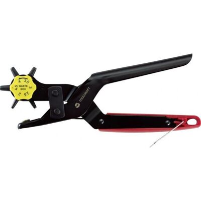 Pinza Foratrice a Torretta Toolcraft - 6 Taglie - Nero Pinza Foratrice a Torretta Toolcraft - 6 Taglie - Nero