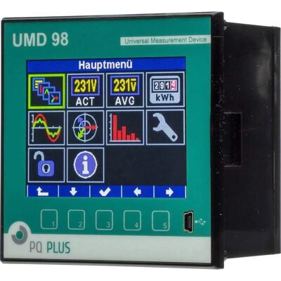 PQ PLUS UMD 98RCM Strumento digitale da pannello - Corrente e tensione PQ PLUS UMD 98RCM Strumento digitale da pannello - Corrente e tensione