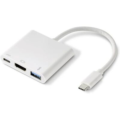 Renkforce RF-4366444 USB-C HDMI Multiport Dock - Hvid Renkforce RF-4366444 USB-C HDMI Multiport Dock - Hvid