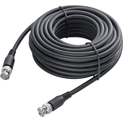 Sygonix SY-4361902 Videoverlängerungskabel - BNC-BNC - 50cm - Schwarz Sygonix SY-4361902 Videoverlängerungskabel - BNC-BNC - 50cm - Schwarz