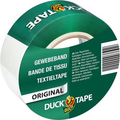 Ruban en tissu Duck Tape 106 – 02 blanc pour réparation - Ruban - Publicité Ruban en tissu Duck Tape 106 – 02 blanc pour réparation - Ruban - Publicité