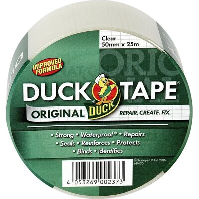 Ruban en Tissu Duck Tape Original - Résistant à l'Eau - Ruban Adhésif - Publicité Ruban en Tissu Duck Tape Original - Résistant à l'Eau - Ruban Adhésif - Publicité