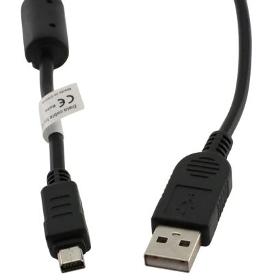 OTB Olympus Kamera Data Kaapeli - USB-A to 12-pins - 2m - Musta OTB Olympus Kamera Data Kaapeli - USB-A to 12-pins - 2m - Musta