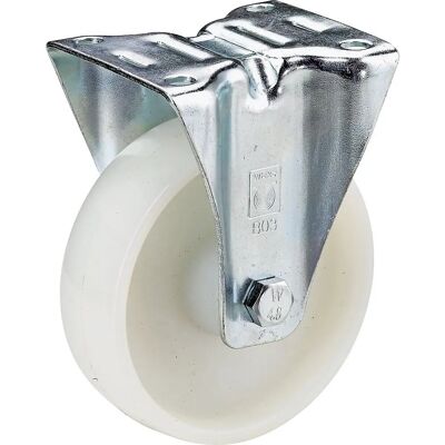 Wicke Polyamidrolle - Fix, 65x30mm, Stahlgehäuse Wicke Polyamidrolle - Fix, 65x30mm, Stahlgehäuse