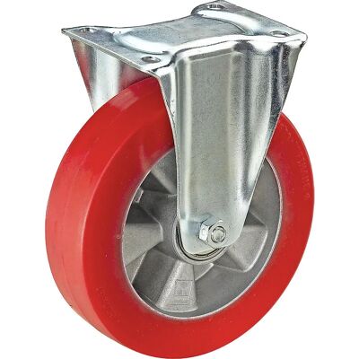 Wicke Polyurethan-Rad - 100x40mm Fix, Max. 200kg Belastung Wicke Polyurethan-Rad - 100x40mm Fix, Max. 200kg Belastung